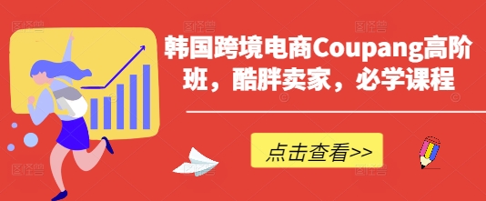 韩国跨境电商Coupang高阶班,酷胖卖家,必学课程-青年云网创—高质量项目商城